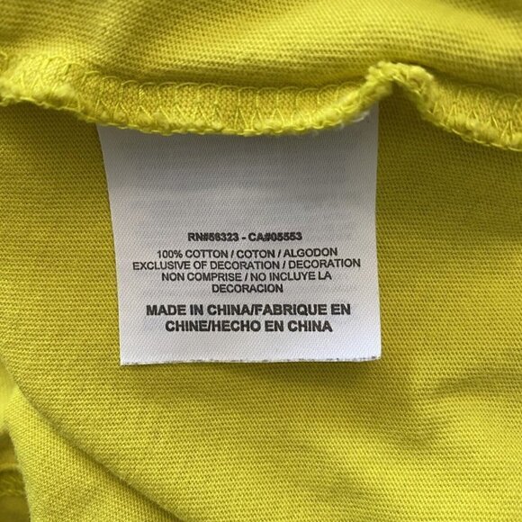 Nike Boys Tee Shirt Short Sleeves Boys XL Yellow Spellout - Picture 6 of 7